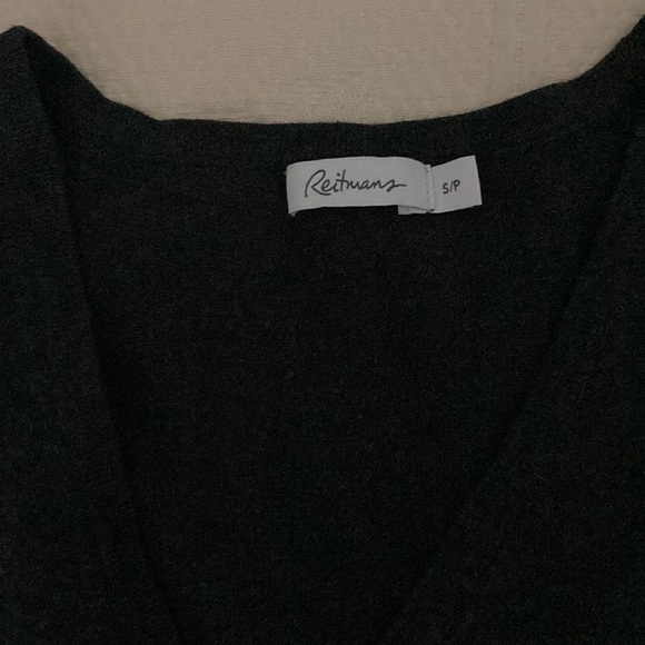 Reitmans cross over top with zipper detail lightweight sweater - Picture 3 of 7